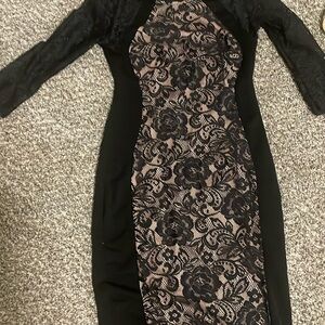 Black and brown fancy nice dress